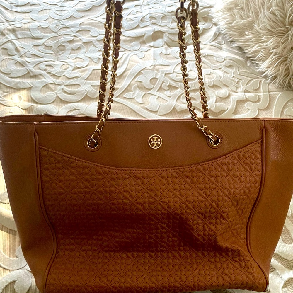 Tory Burch Bryan Quilted Tote Bag